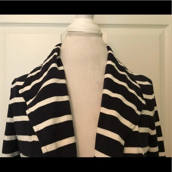 Beautiful Navy Striped Jacket - Picture 7 of 8